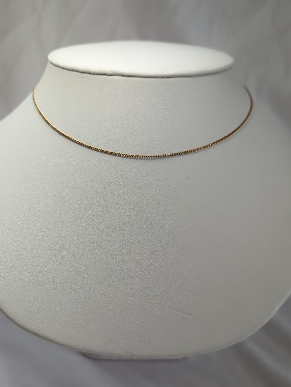 Plated 1/120 - 12 K Gold Minimalist Chain Necklace
